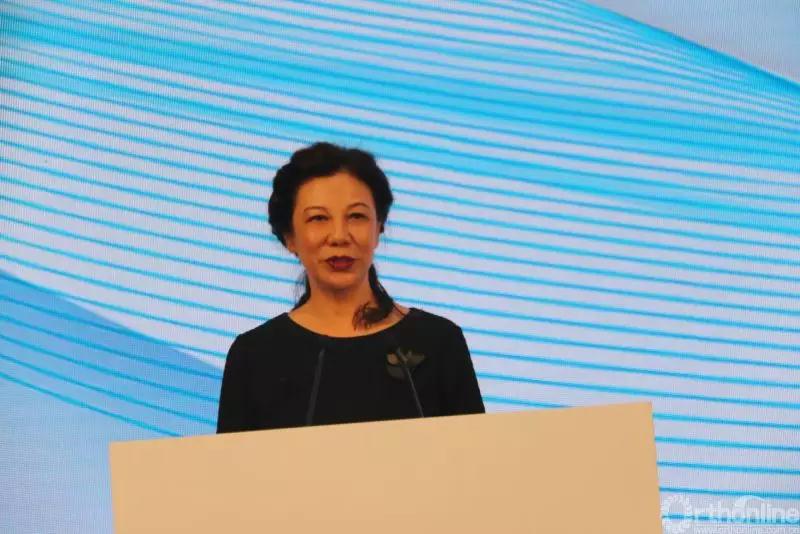 上海联合赛尔厂长胡继红女士致辞